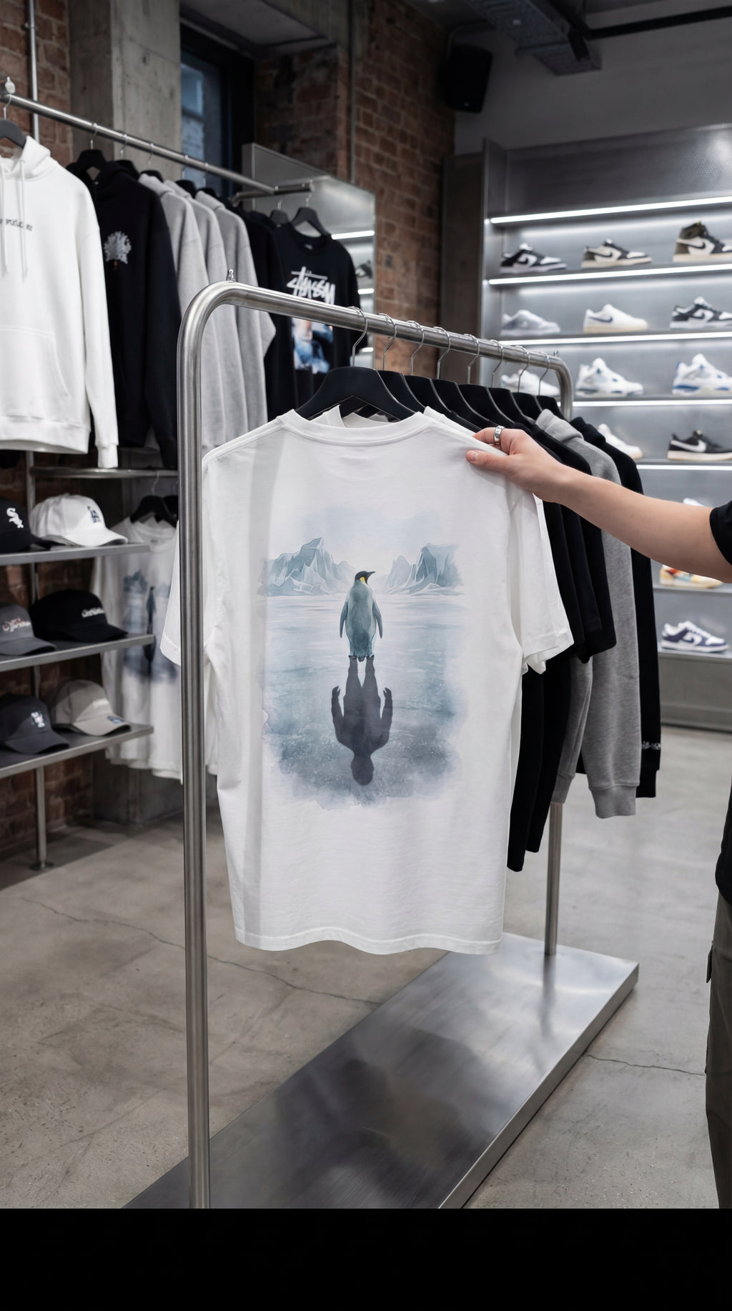 Nihilist Penguin Tee — Signature Back Print