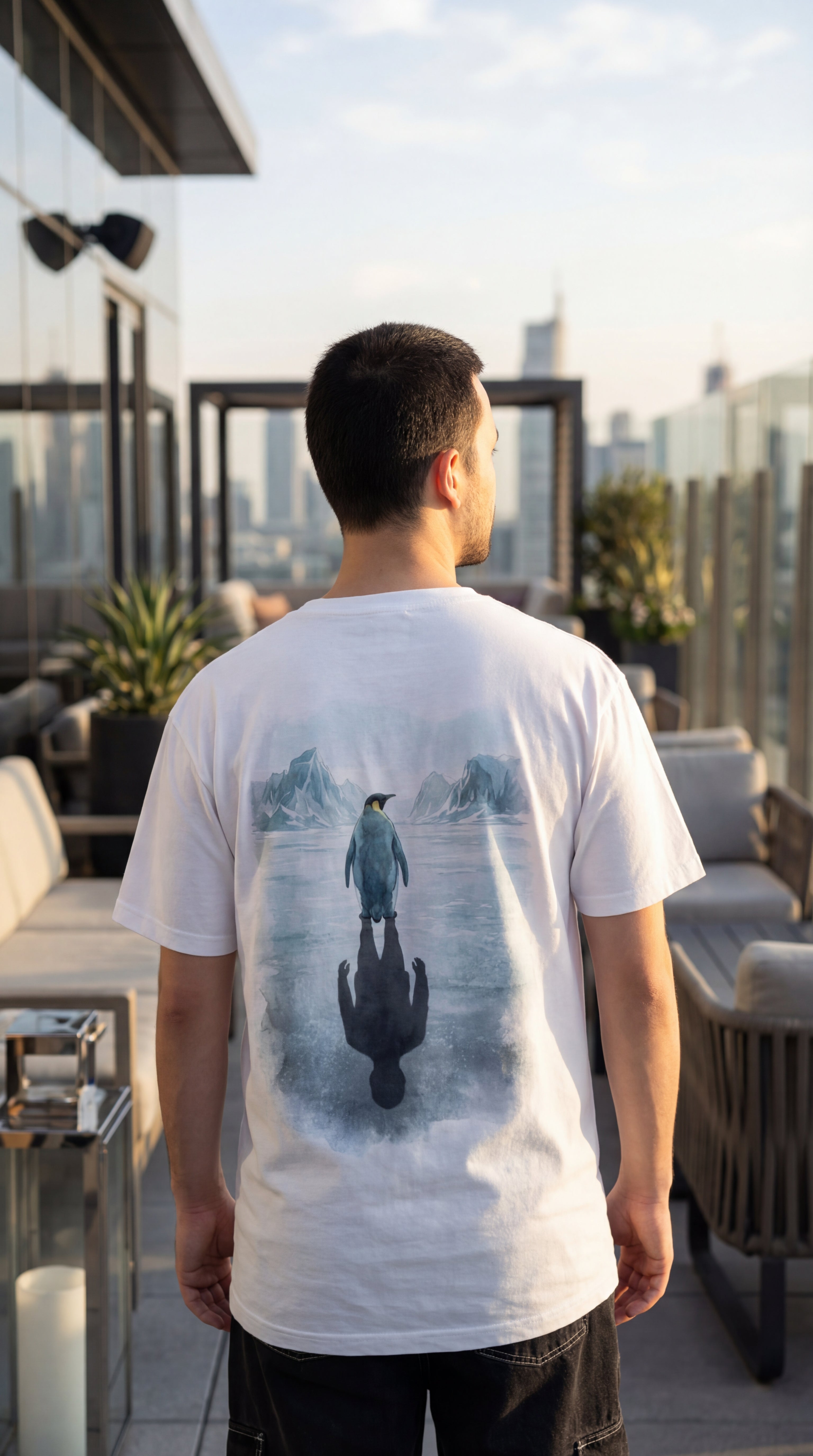 Nihilist Penguin Tee — Signature Back Print