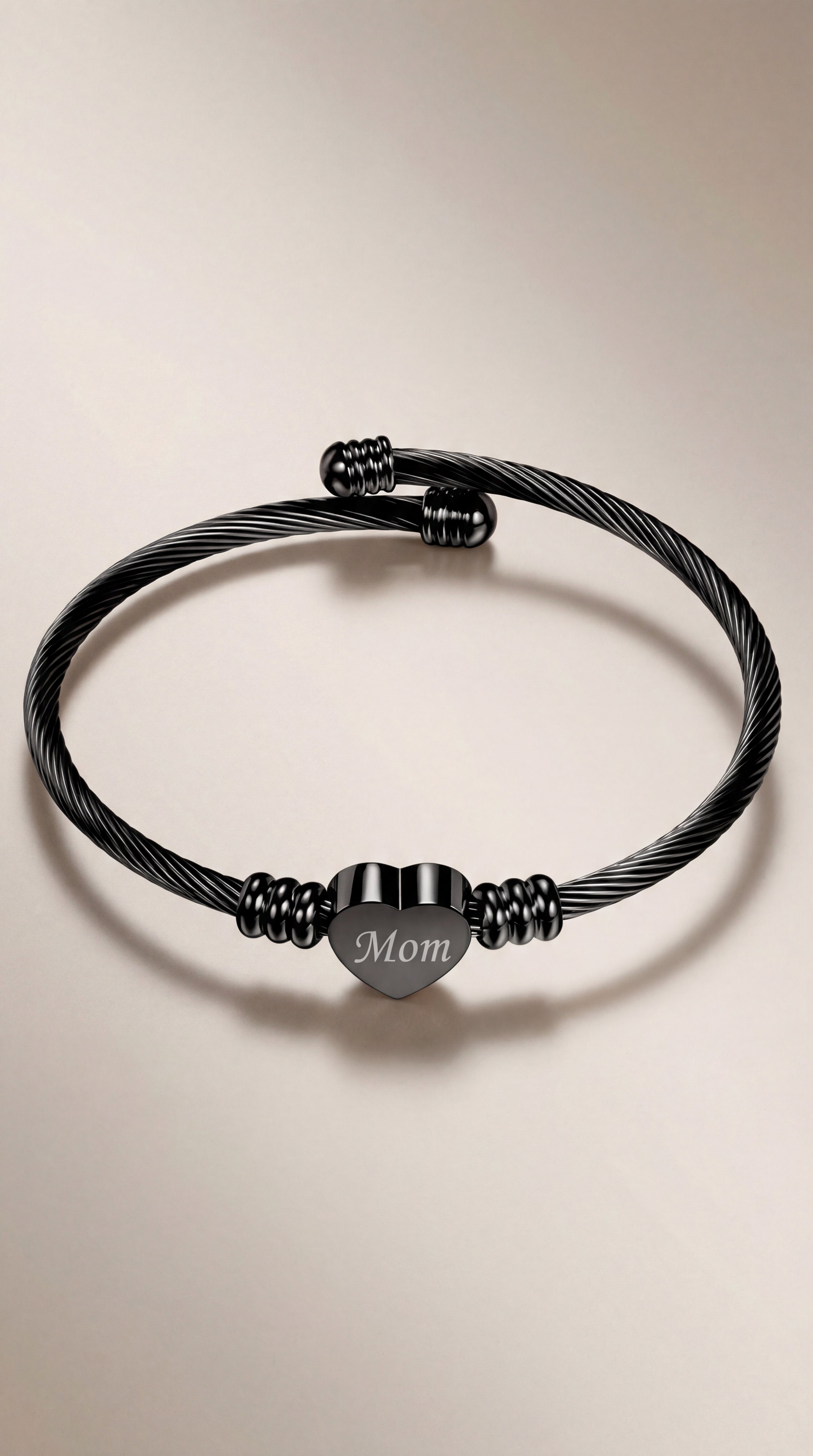 Braided Stainless Steel Bracelet — For Mom