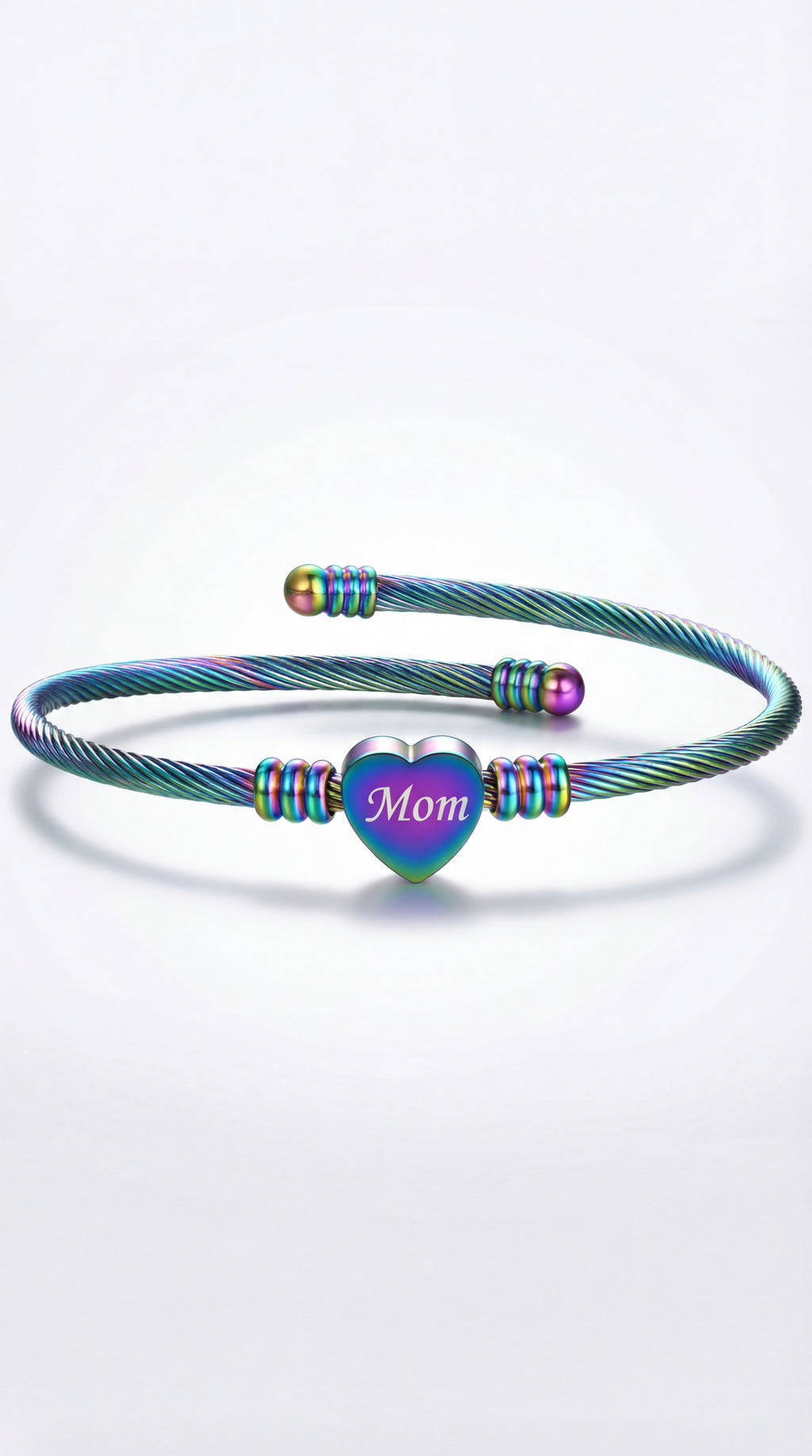 Braided Stainless Steel Bracelet — For Mom